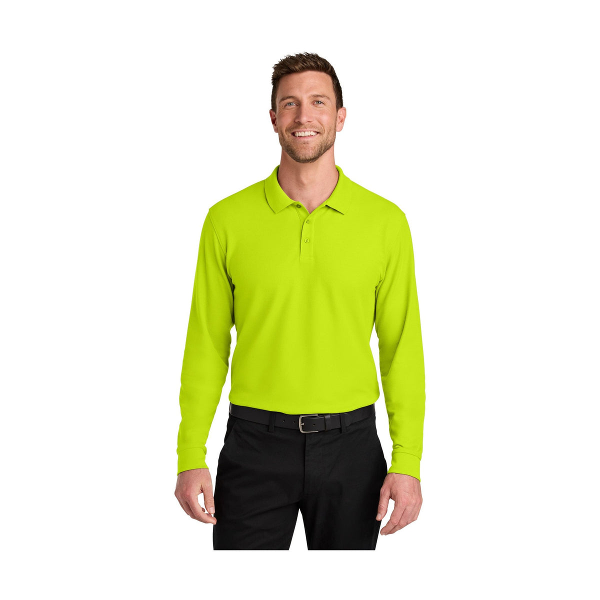 Port Authority Men's Wearever Signature Pique Long Sleeve Polo K200LS