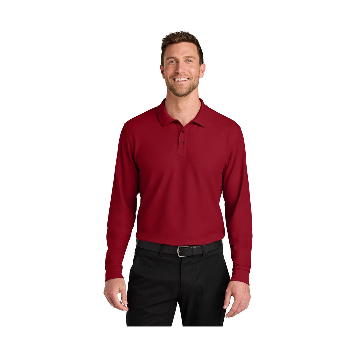 Port Authority Men's Wearever Signature Pique Long Sleeve Polo K200LS