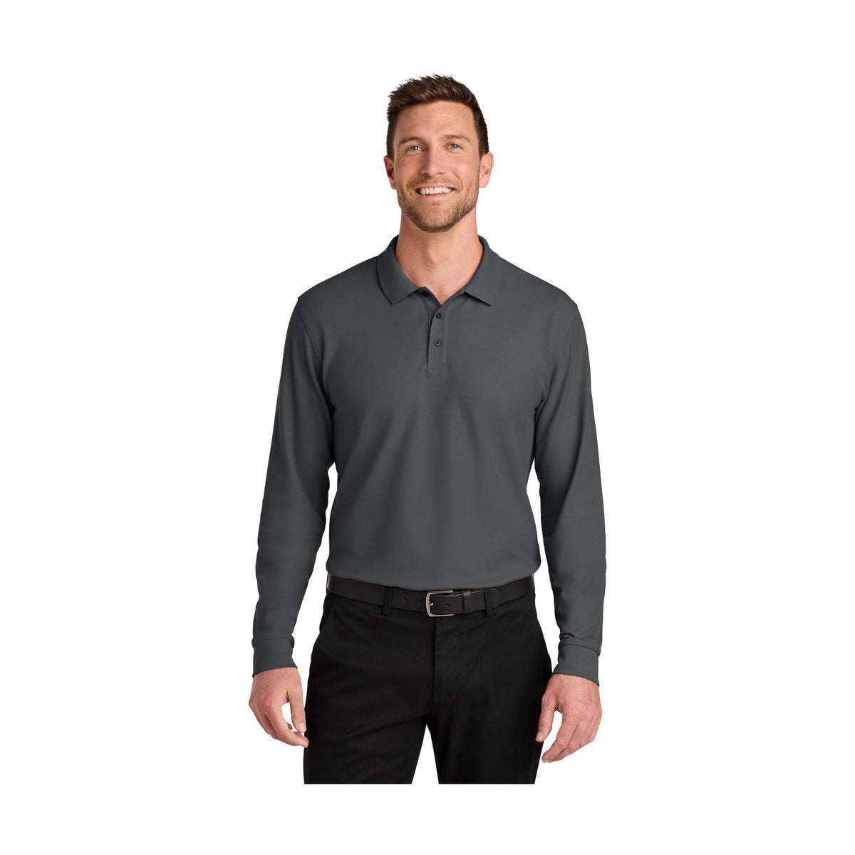 Port Authority Men's Wearever Signature Pique Long Sleeve Polo K200LS