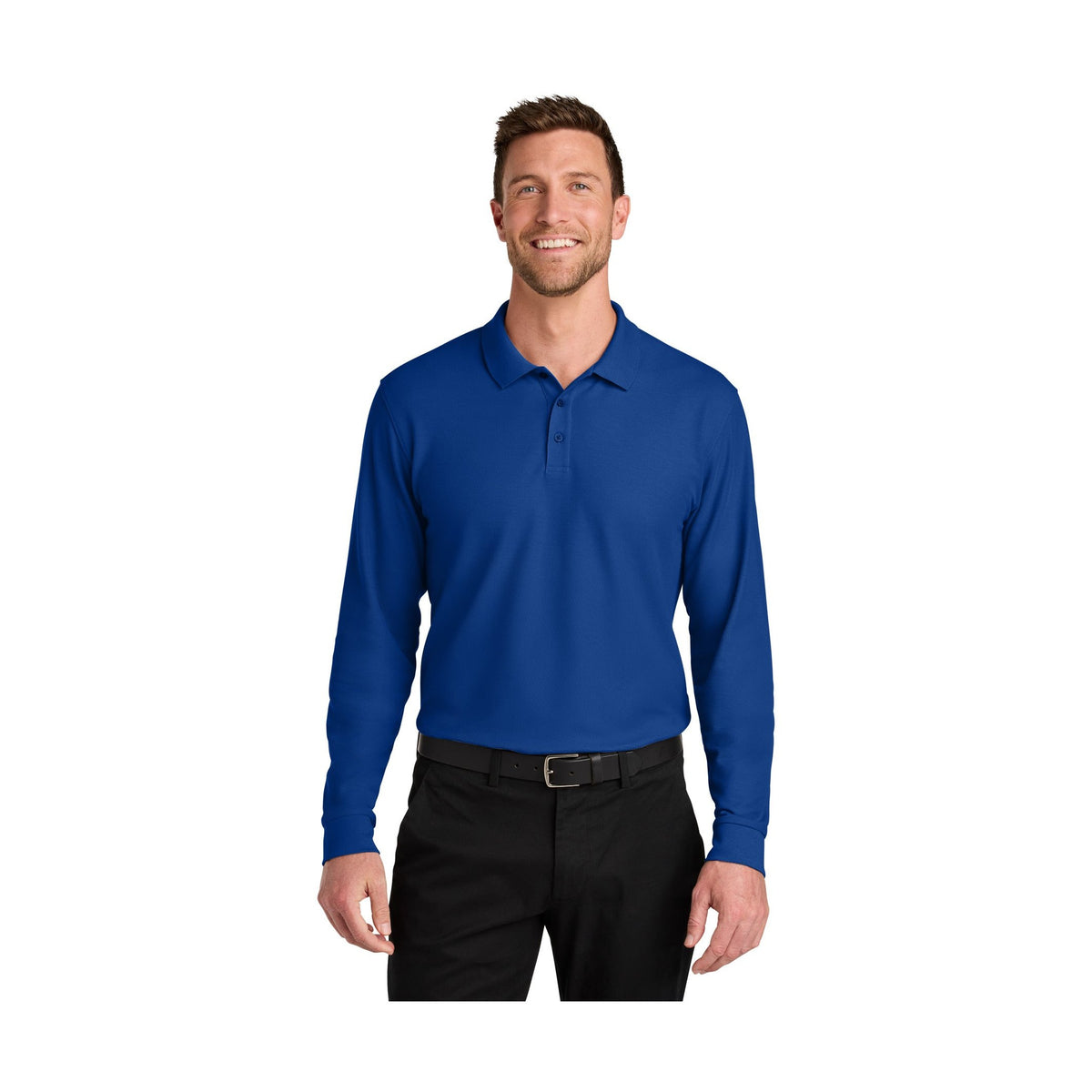 Port Authority Men's Wearever Signature Pique Long Sleeve Polo K200LS