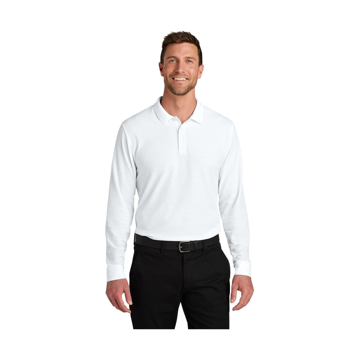Port Authority Men's Wearever Signature Pique Long Sleeve Polo K200LS