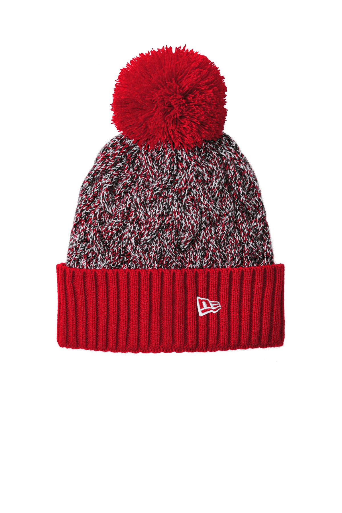 New Era Men's Marled Knit Pom Beanie NE910