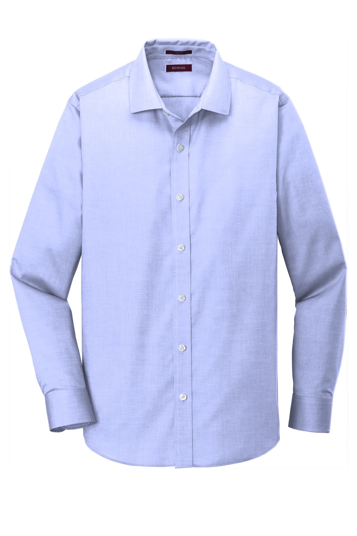 Red House Men's Slim Fit Pinpoint Oxford Non-Iron Shirt-3