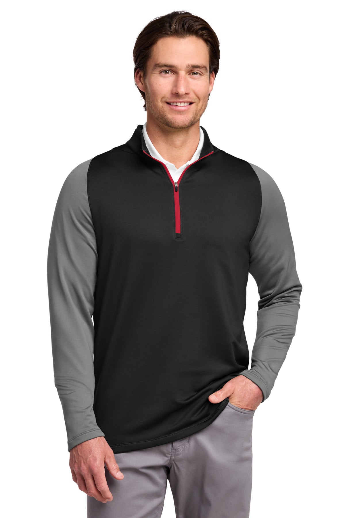 Nike Men's Dri-FIT Stretch 1/2-Zip Cover-Up