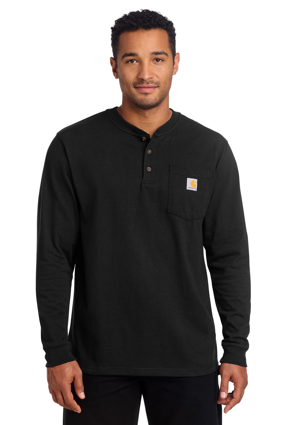 Carhartt Men's Long Sleeve Henley T-Shirt CTK128