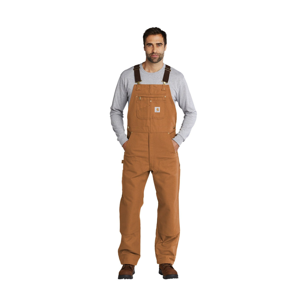 Carhartt Men's Duck Unlined Bib Overalls