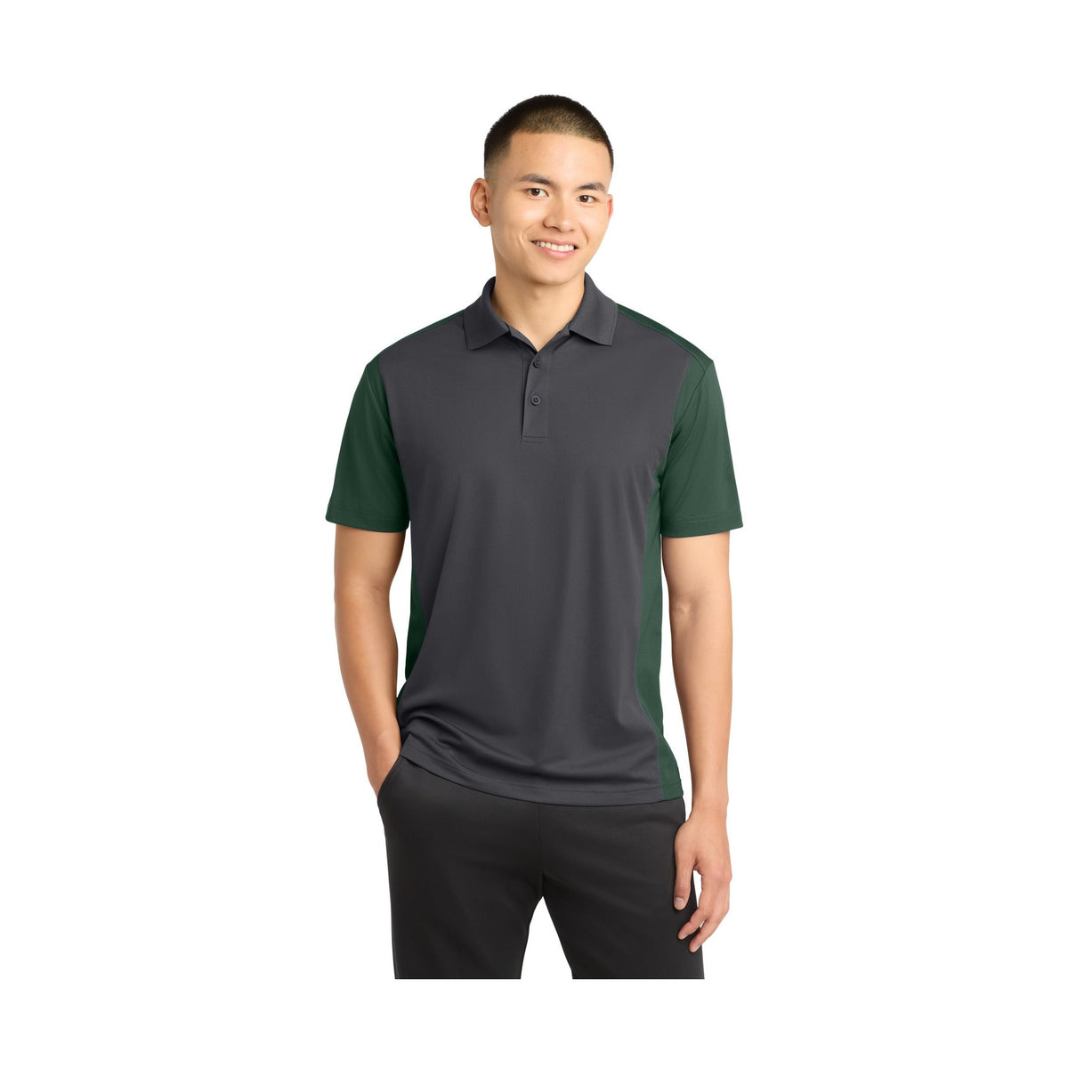 Sport-Tek Men's Colorblock Micropique Sport-Wick Polo