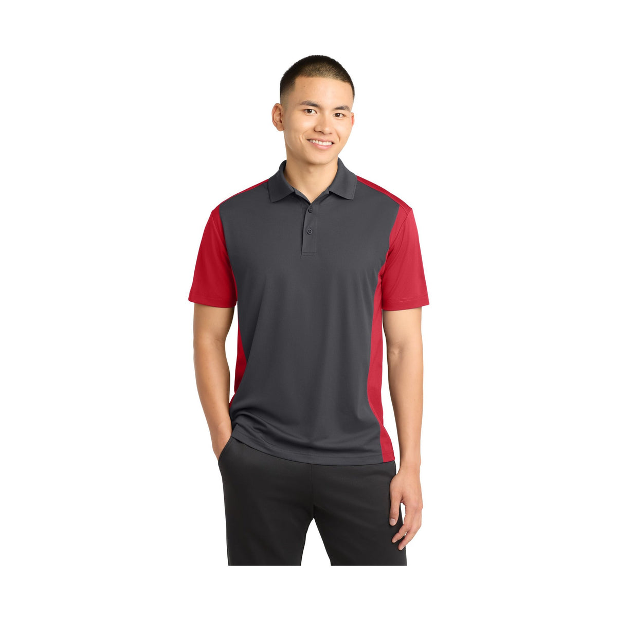 Sport-Tek Men's Colorblock Micropique Sport-Wick Polo