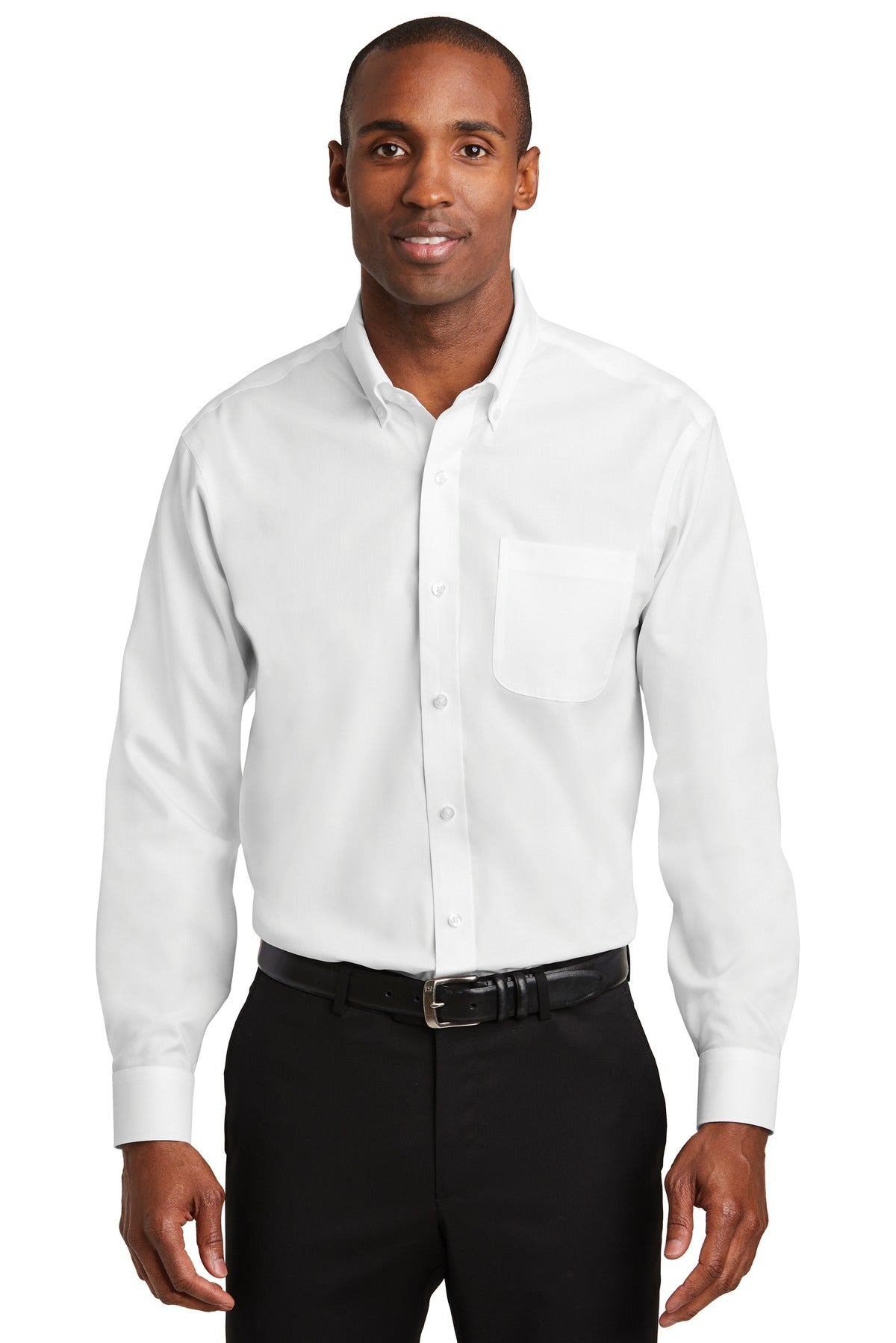 Red House Men's Tall Pinpoint Oxford Non-Iron Shirt-1