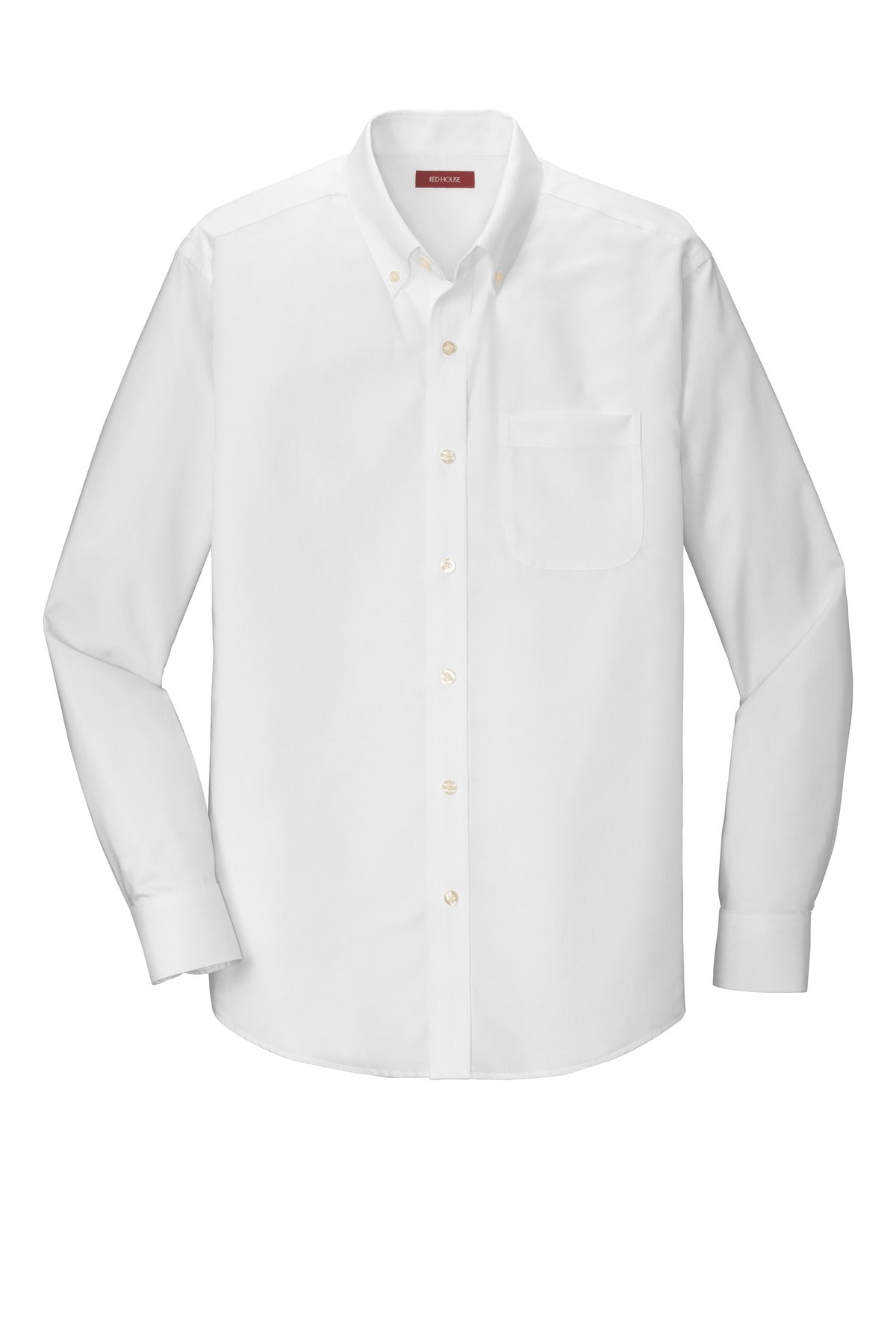 Red House Men's Tall Pinpoint Oxford Non-Iron Shirt-3