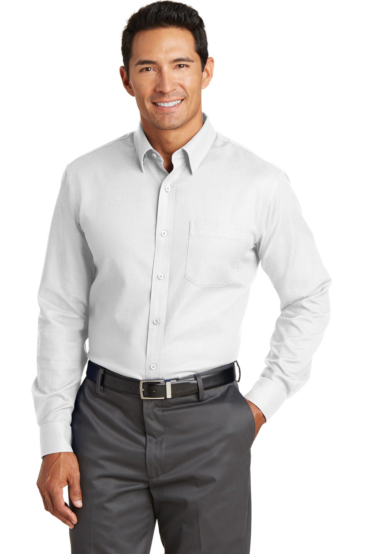Red House Men's Non-Iron Diamond Dobby Shirt