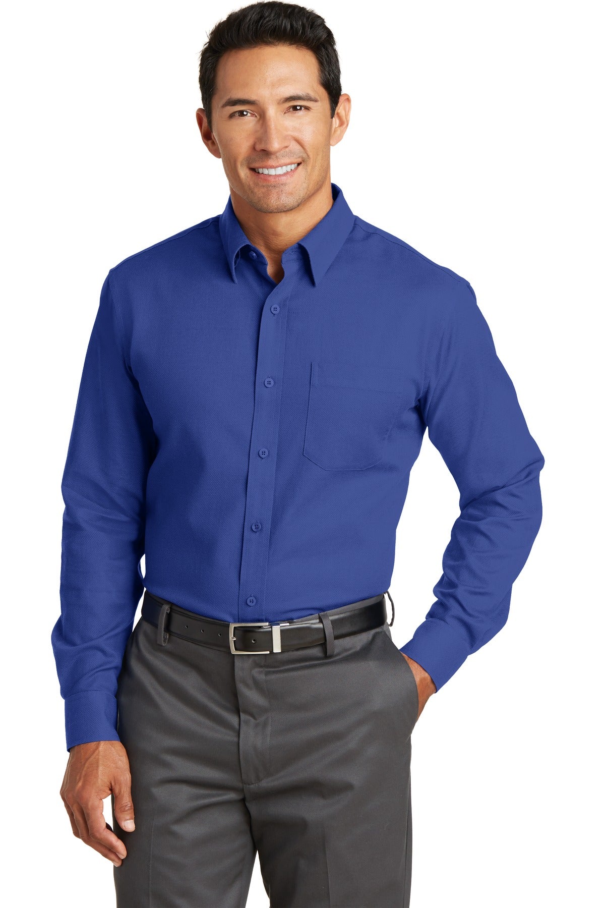 Red House Men's Non-Iron Diamond Dobby Shirt