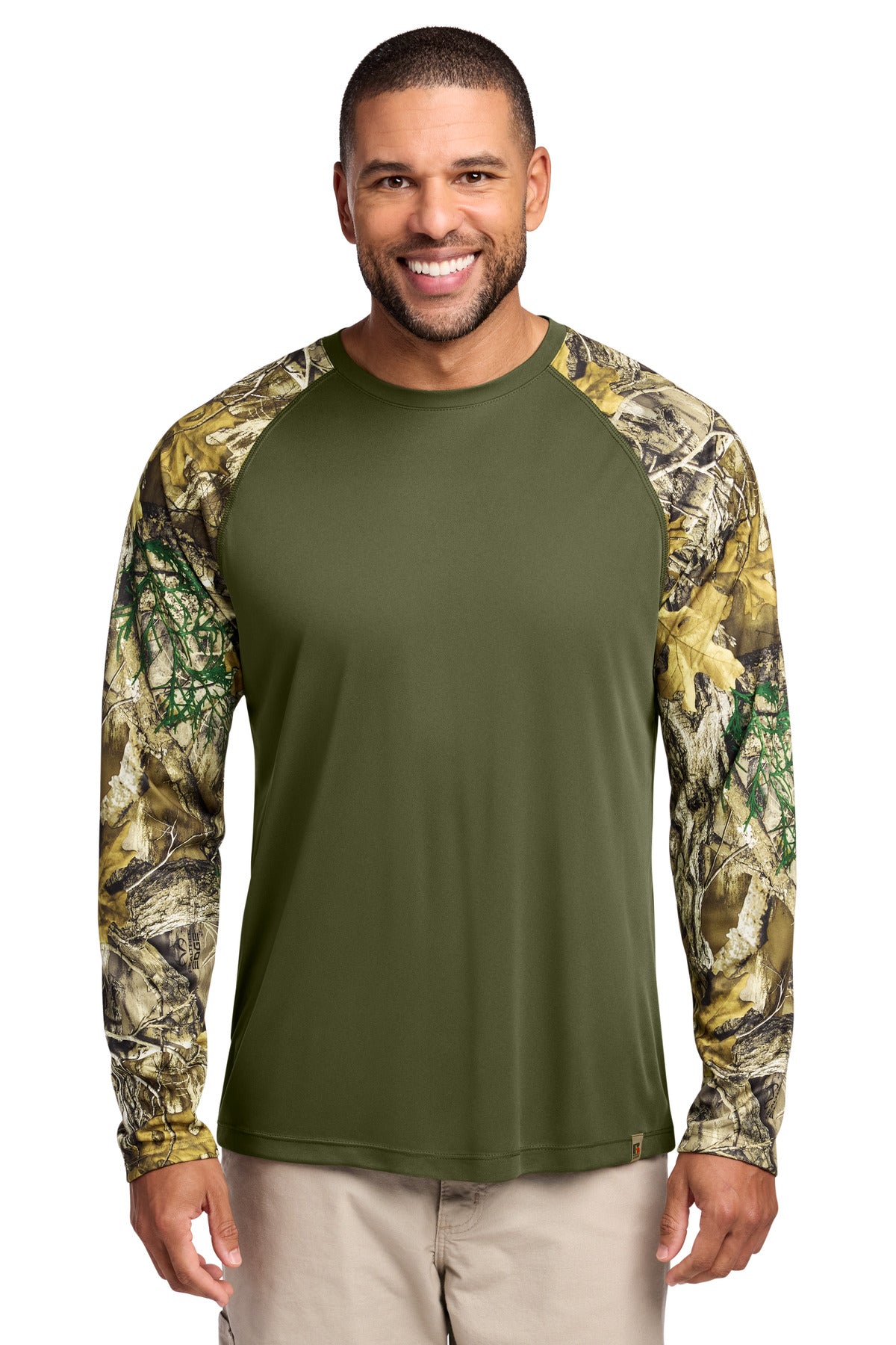 Russell Outdoors Men's Realtree Colorblock Performance Long Sleeve Tee RU151LS