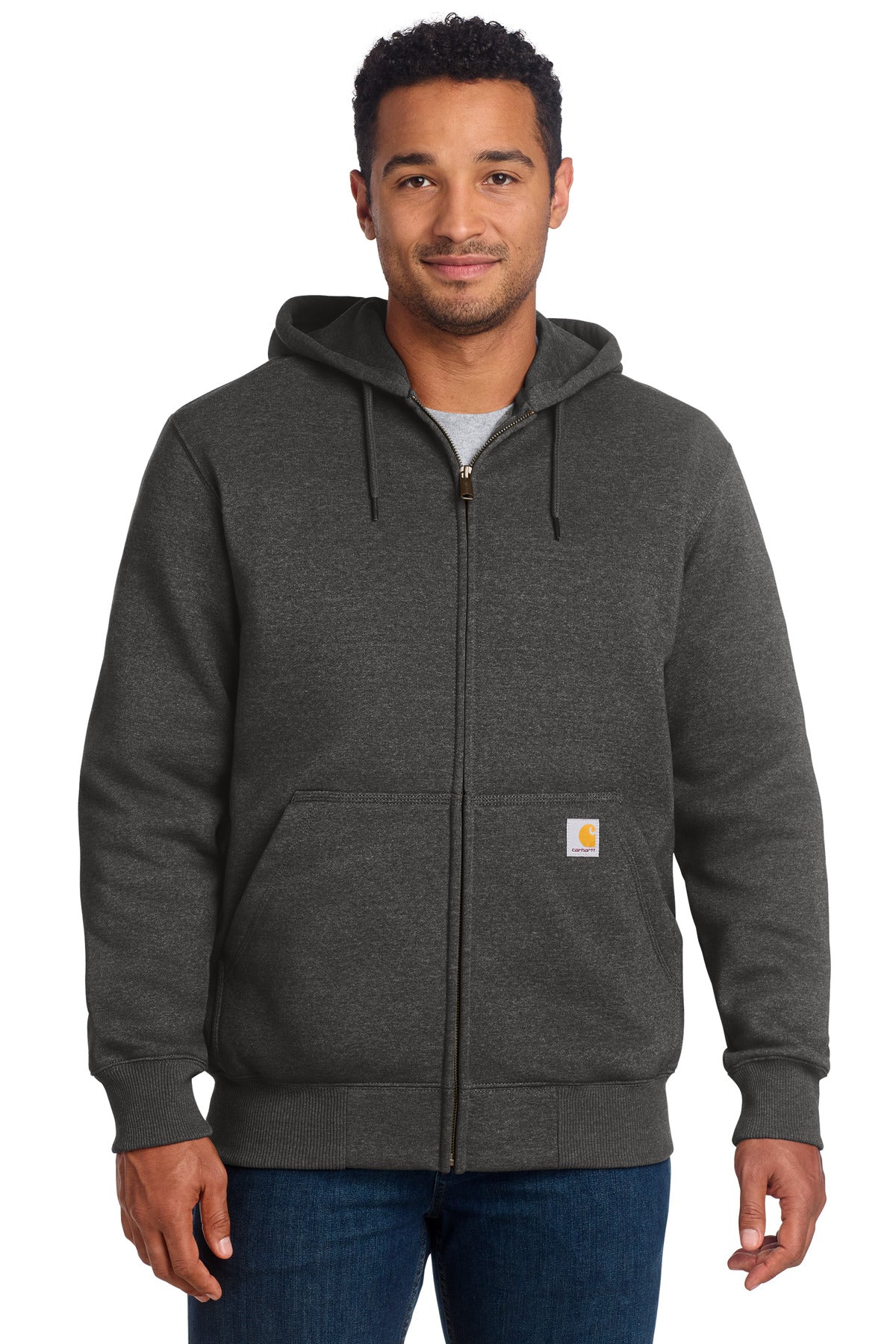 Carhartt Men's Rain Defender Paxton Heavyweight Hooded Zip-Front Sweatshirt