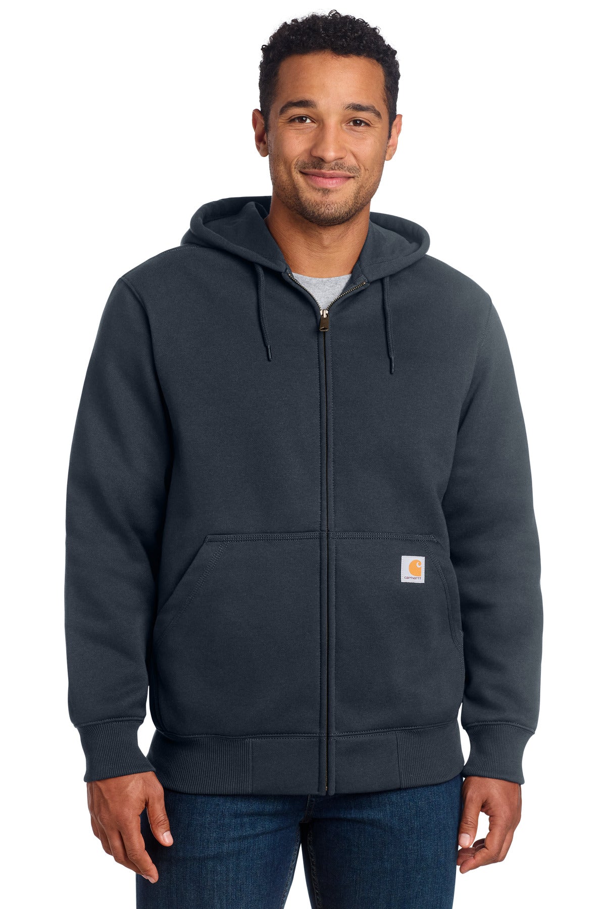 Carhartt Men's Rain Defender Paxton Heavyweight Hooded Zip-Front Sweatshirt
