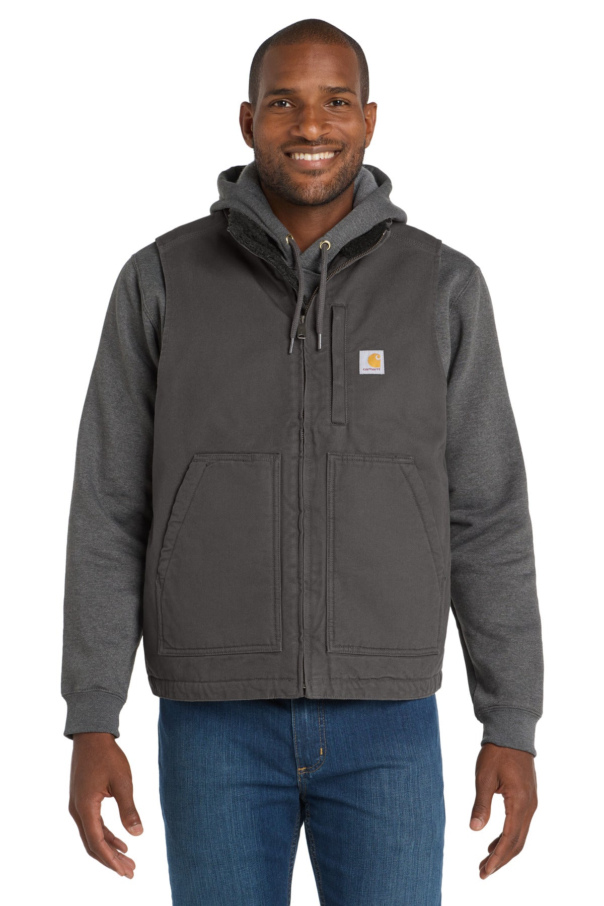 Carhartt Men's Sherpa-Lined Mock Neck Vest CT104277