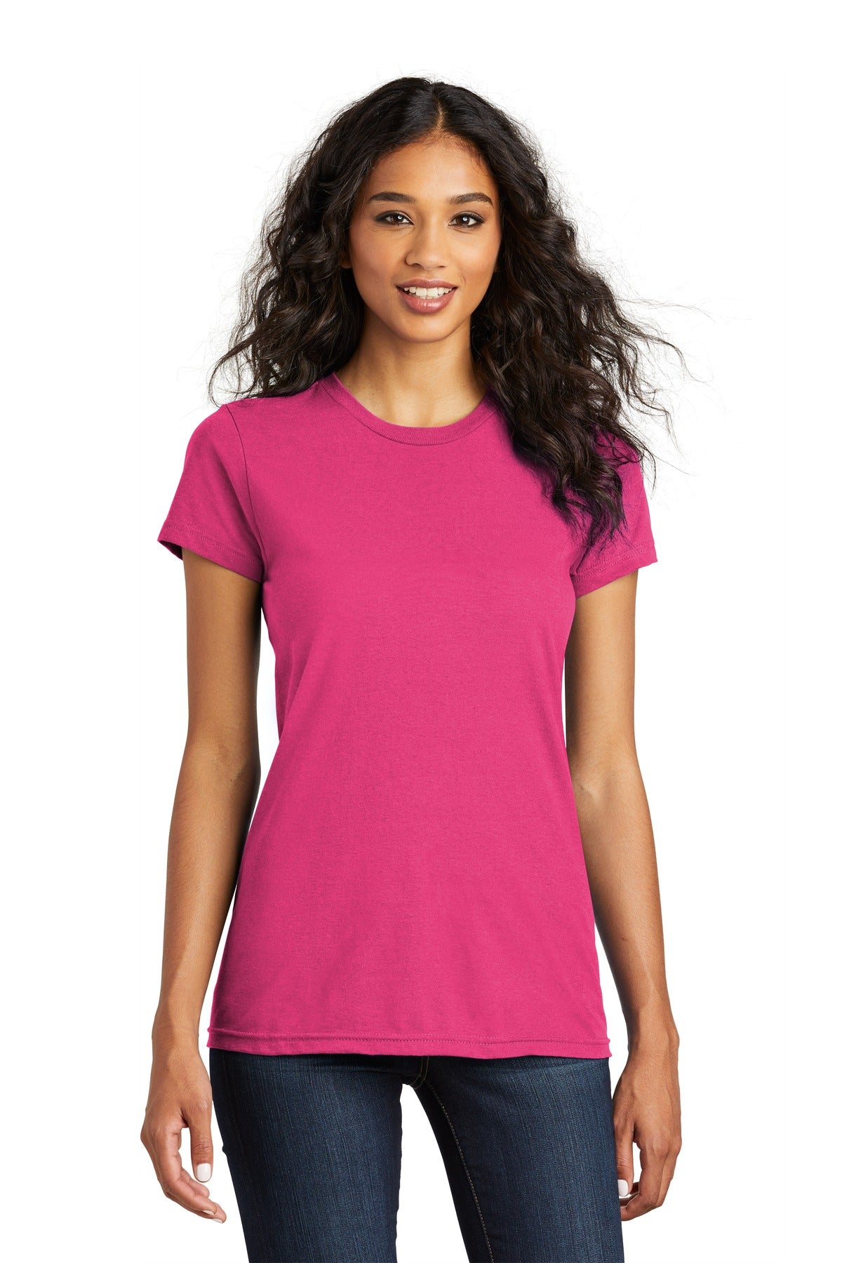 District Women's Fitted The Concert Tee DT5001