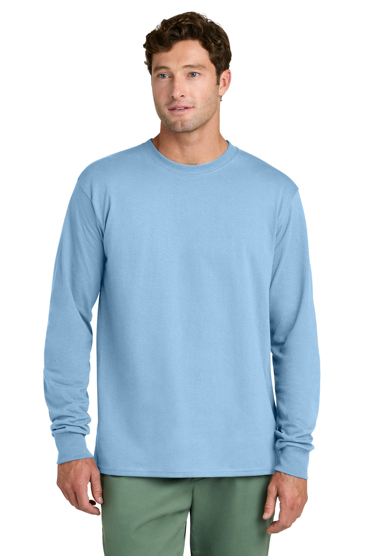 Port & Co Men's Long Sleeve Core Cotton Tee