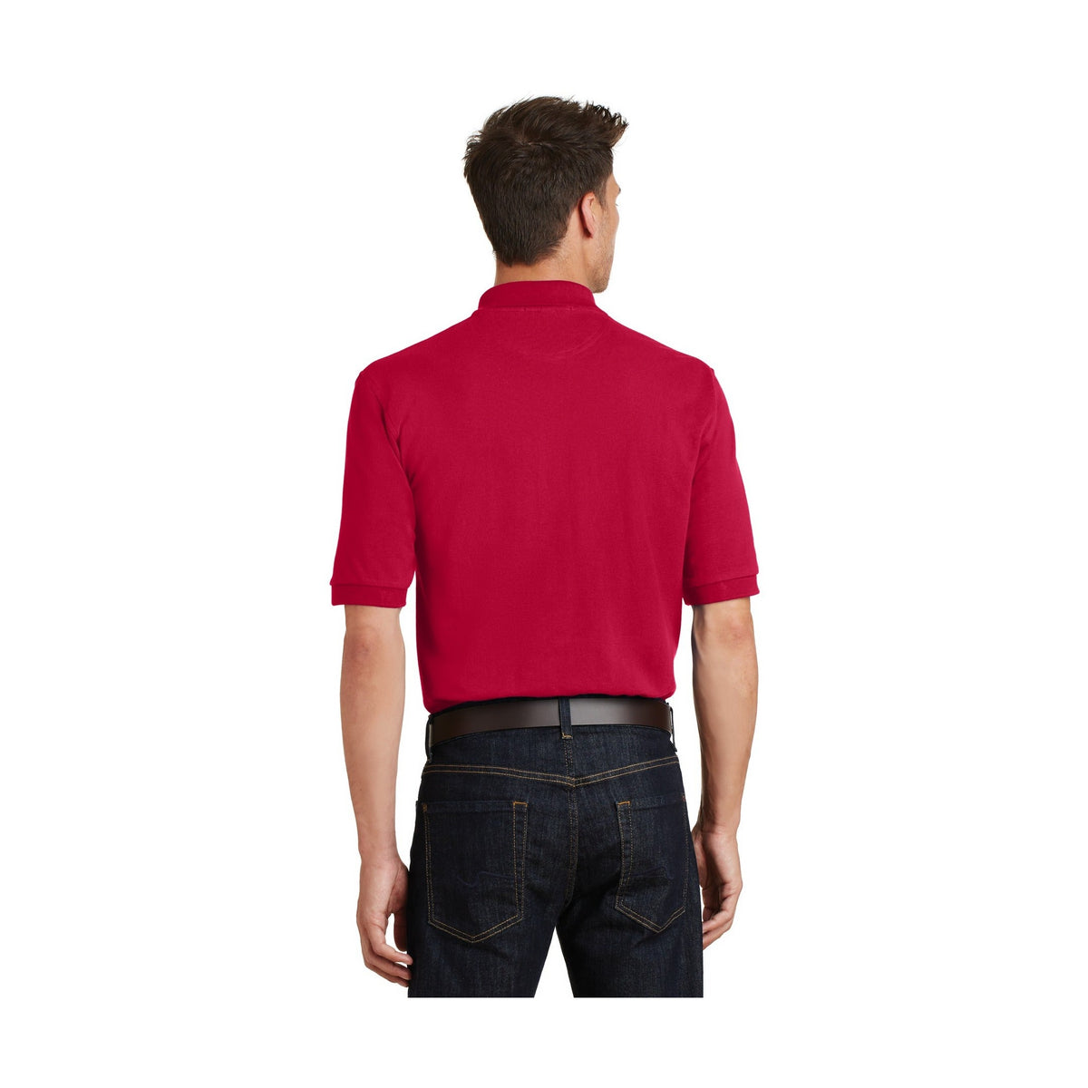Port Authority Men's Heavyweight Cotton Pique Polo with Pocket-2