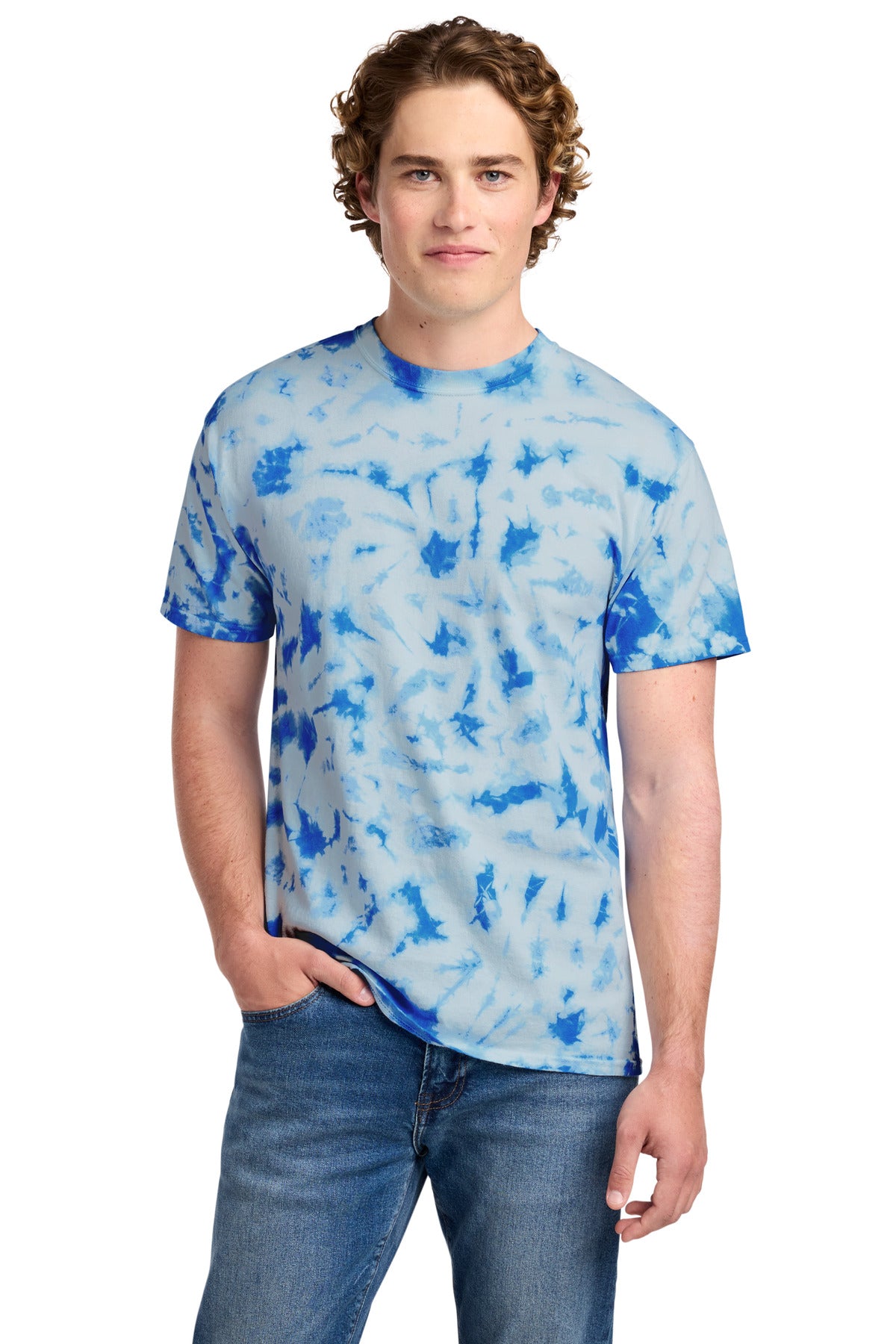 Port & Co Men's Crystal Tie-Dye Tee PC145