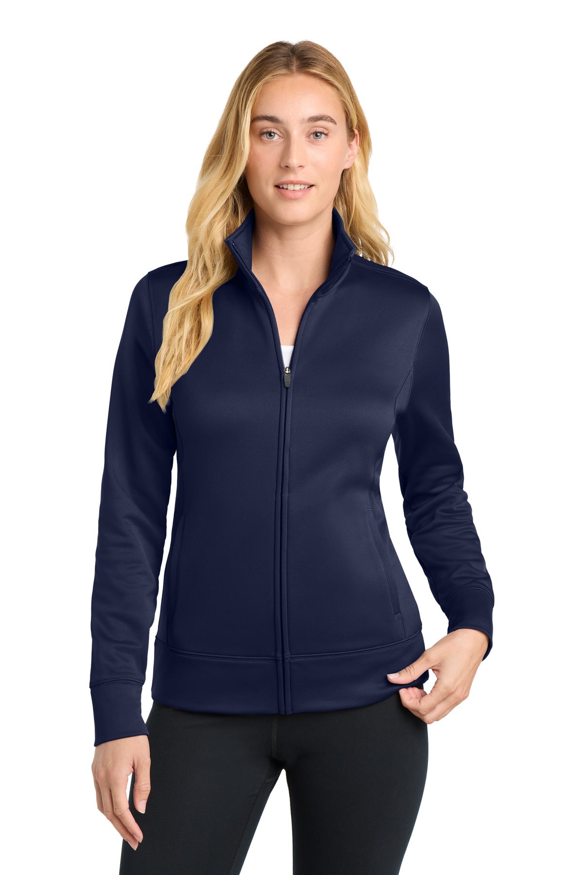 Sport-Tek Women's Sport-Wick Fleece Full-Zip Jacket
