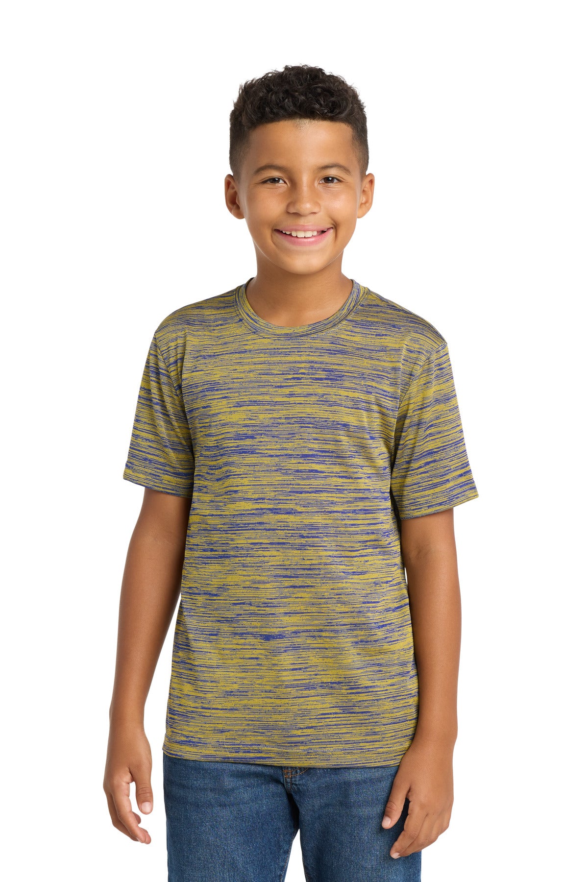 Sport-Tek Youth PosiCharge Electric Heather Tee
