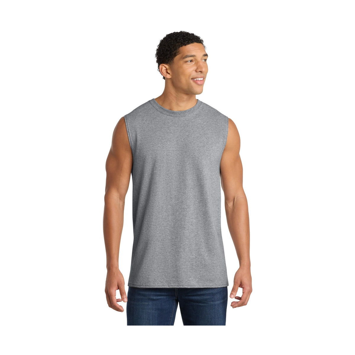Port & Co Men's Core Cotton Sleeveless Tee