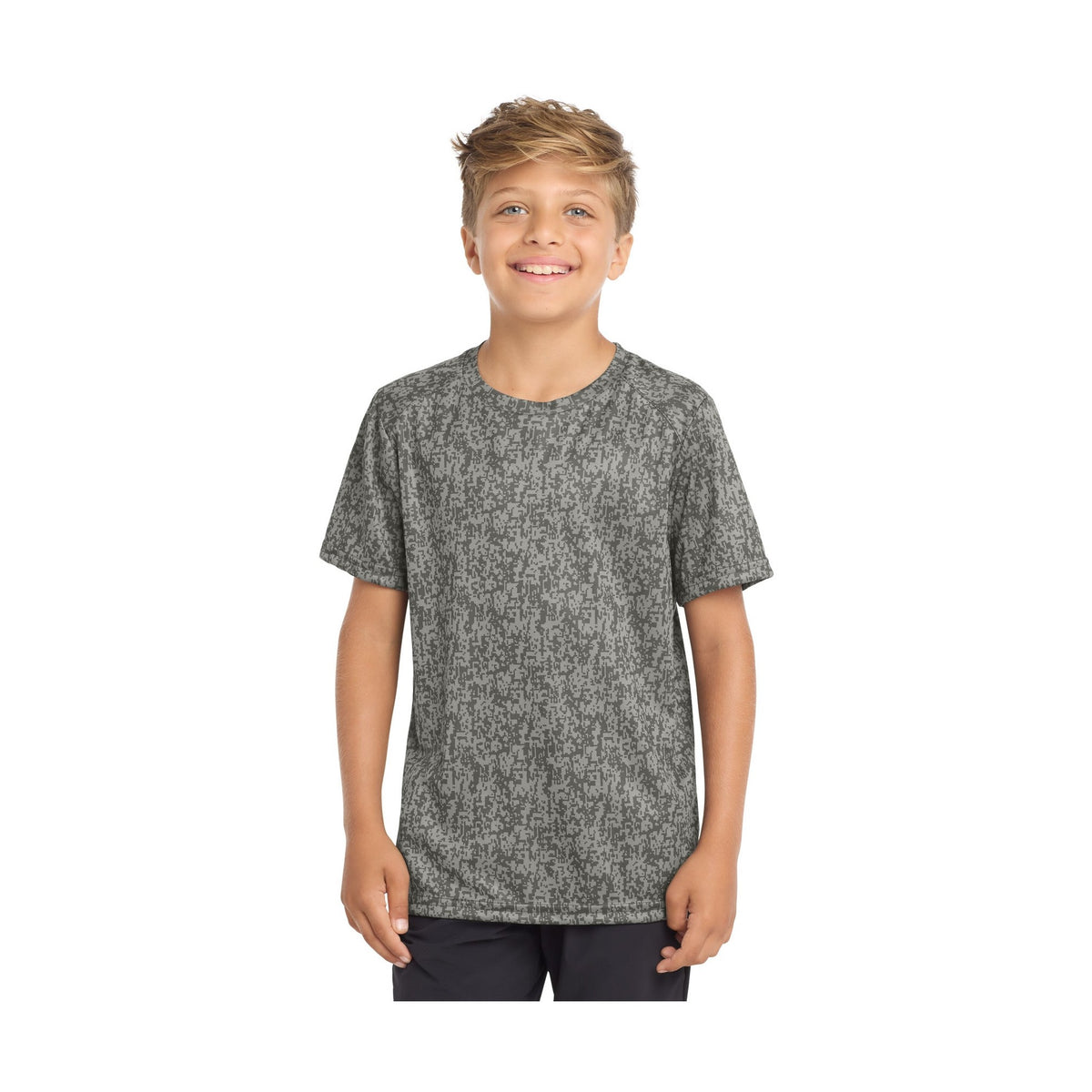 Sport-Tek Youth Digi Camo Tee