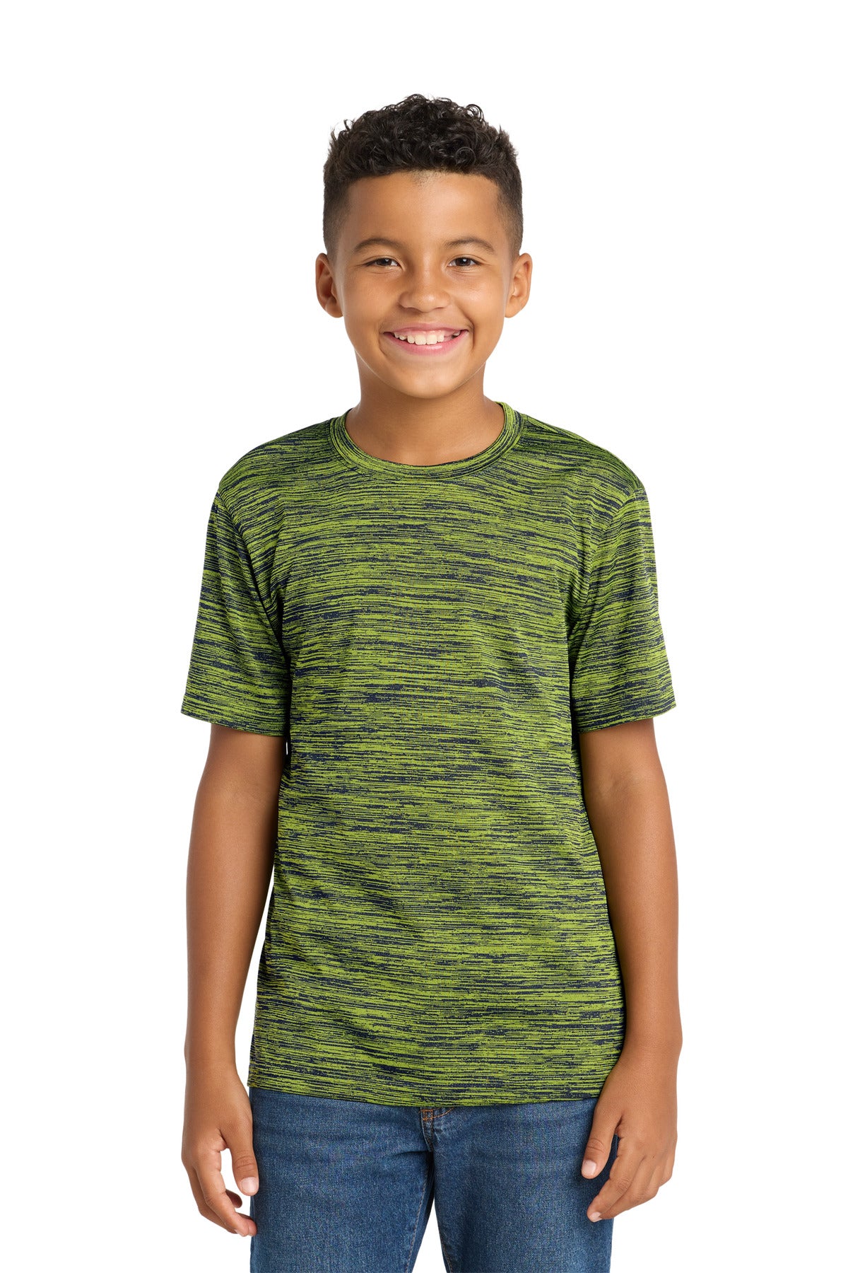 Sport-Tek Youth PosiCharge Electric Heather Tee