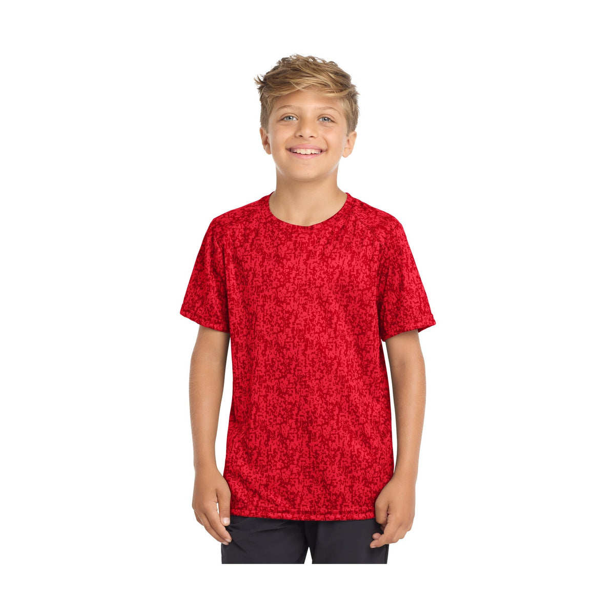 Sport-Tek Youth Digi Camo Tee