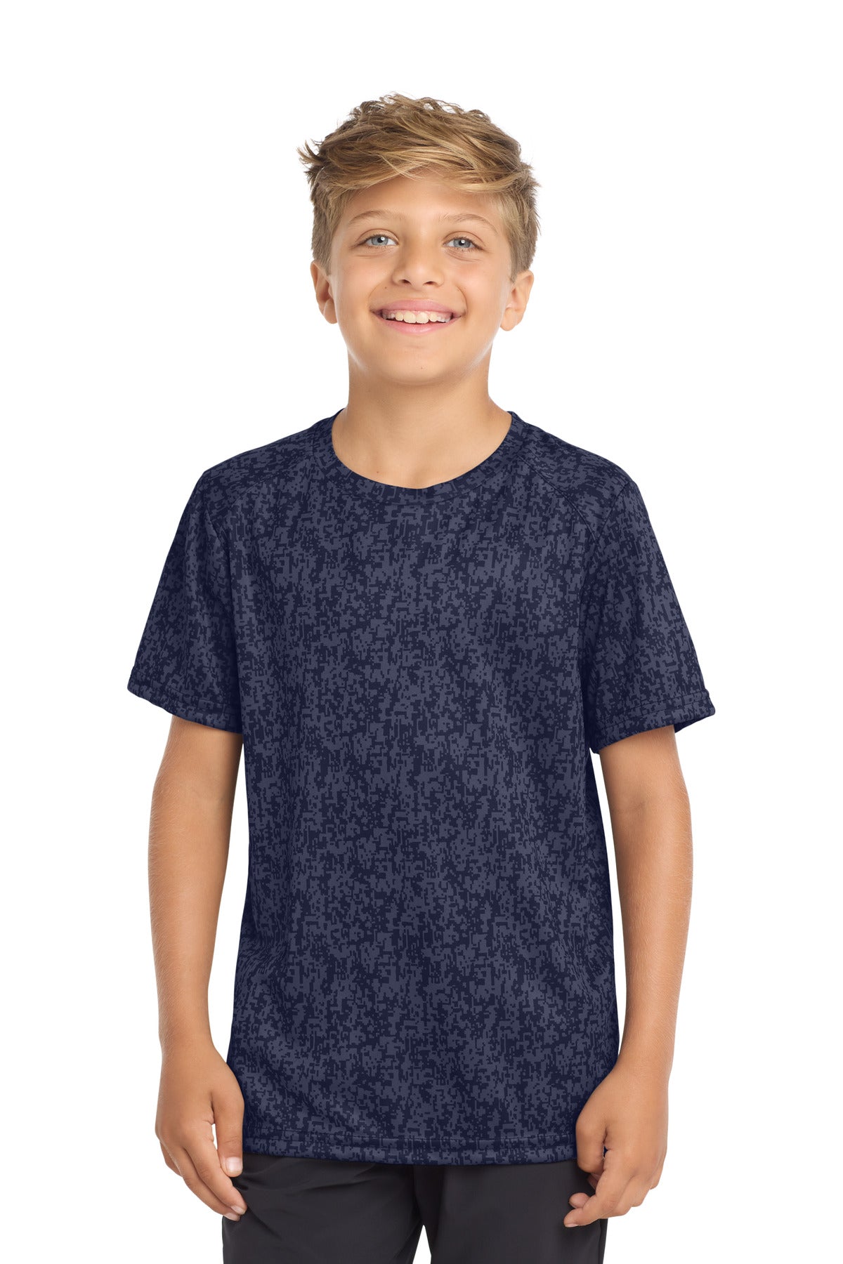 Sport-Tek Youth Digi Camo Tee