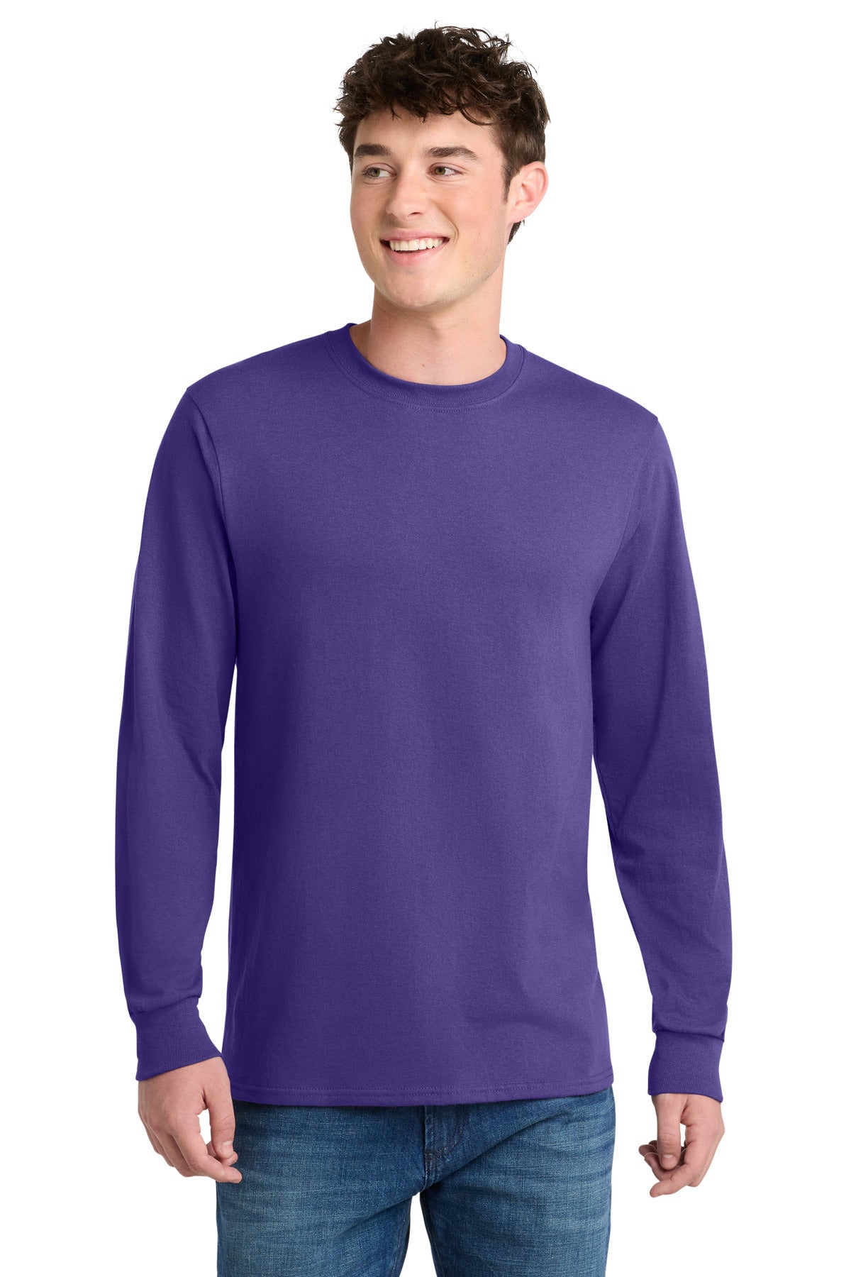 Port & Co Men's Long Sleeve Core Blend Tee