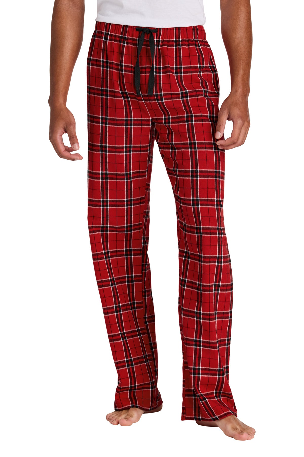 District Men's Flannel Plaid Pant