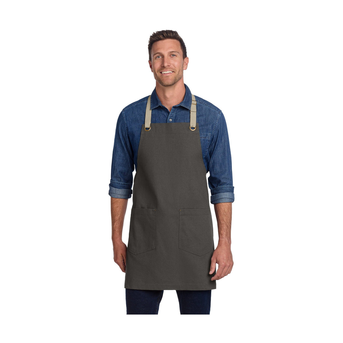 Port Authority Canvas Full-Length Two-Pocket Apron A815