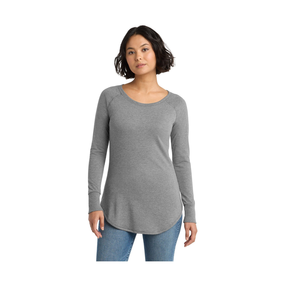 District Women's Perfect Tri Long Sleeve Tunic Tee