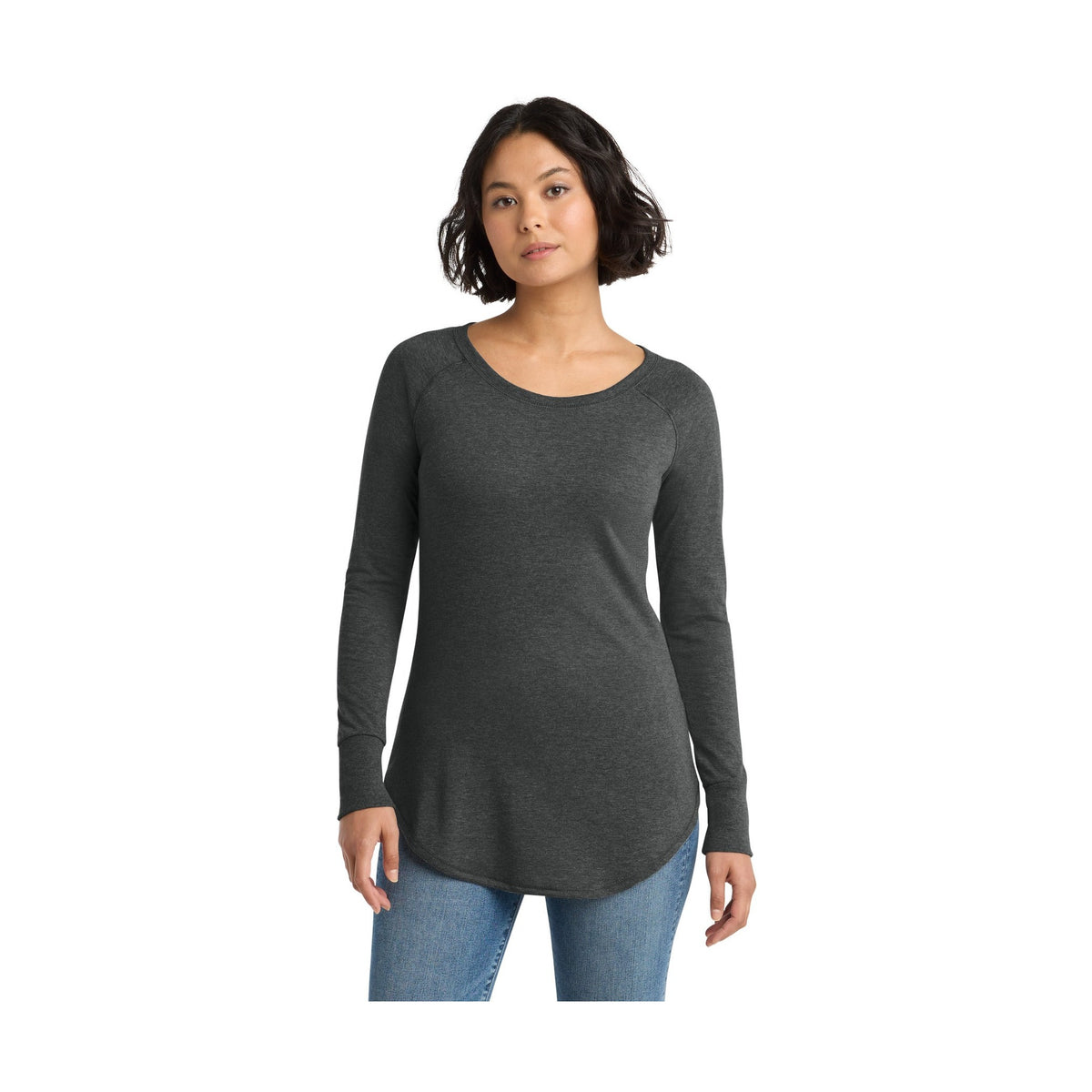 District Women's Perfect Tri Long Sleeve Tunic Tee