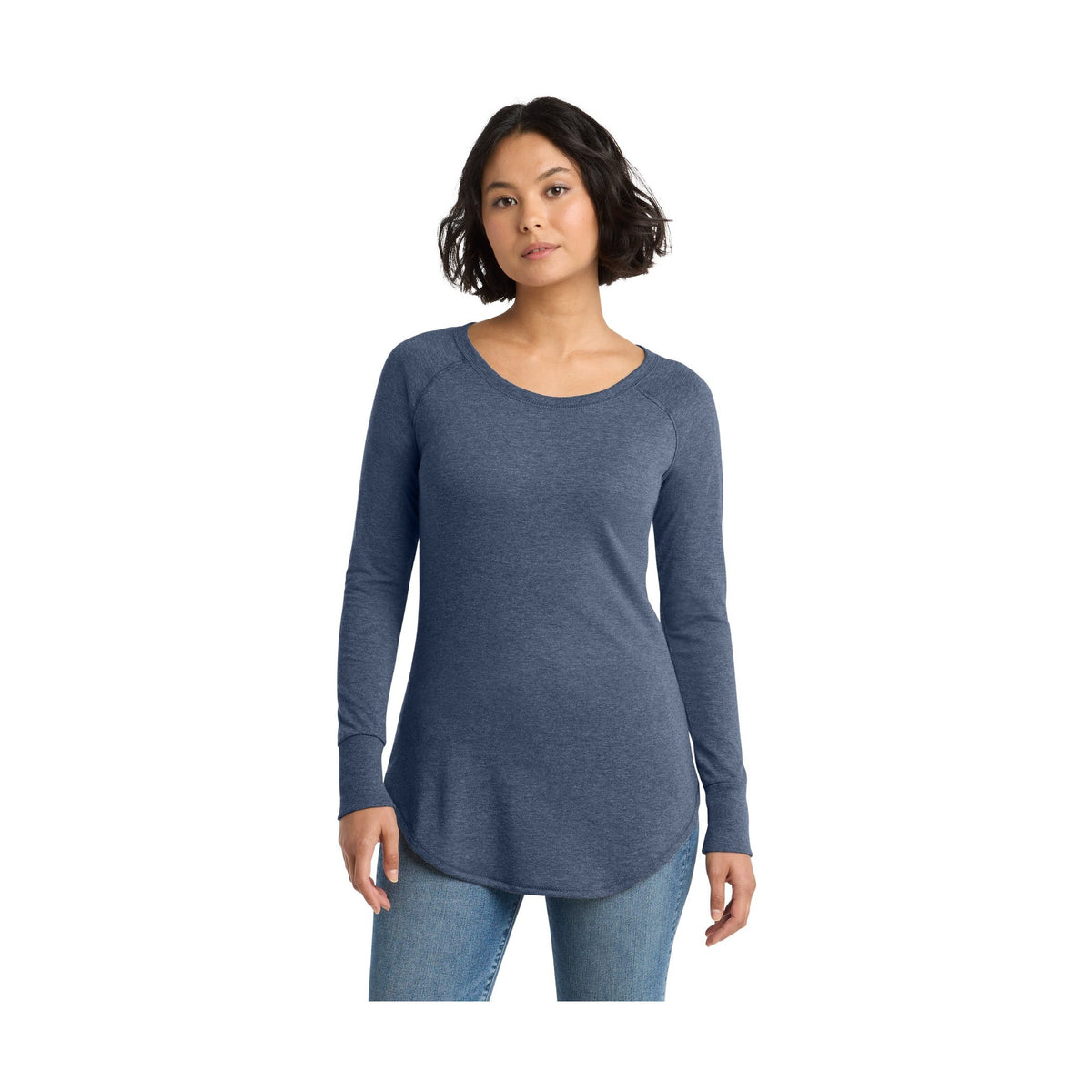 District Women's Perfect Tri Long Sleeve Tunic Tee