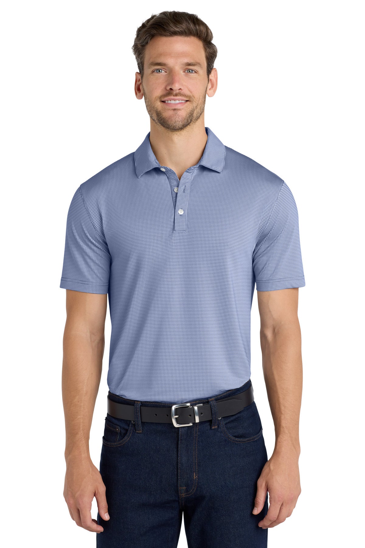 Port Authority Men's Gingham Polo K646
