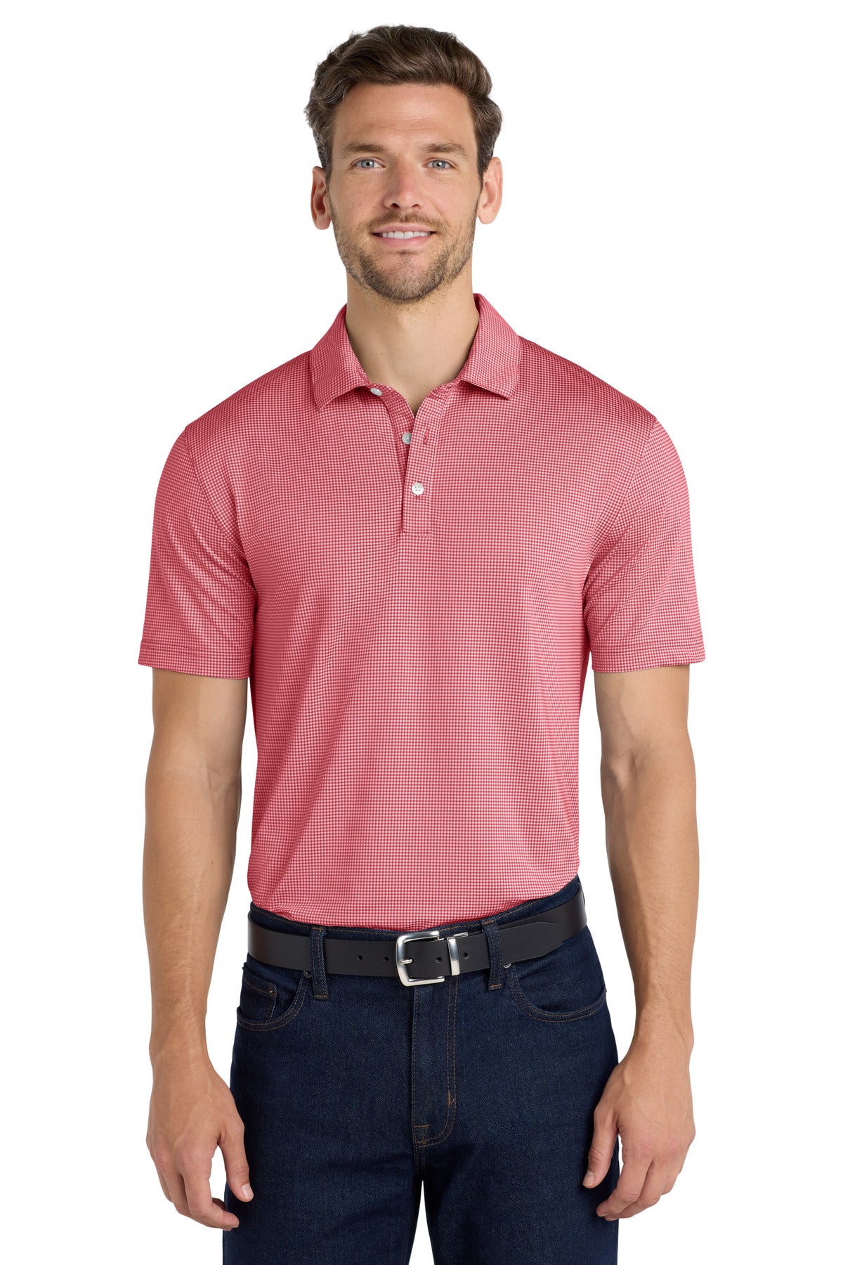 Port Authority Men's Gingham Polo K646