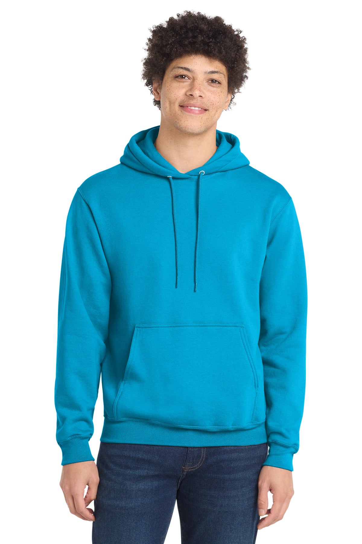 Port & Co Men's Core Fleece Pullover Hooded Sweatshirt