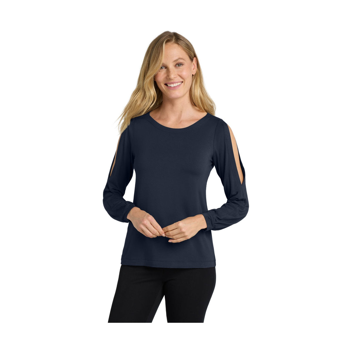 Port Authority Women's Luxe Knit Jewel Neck Top