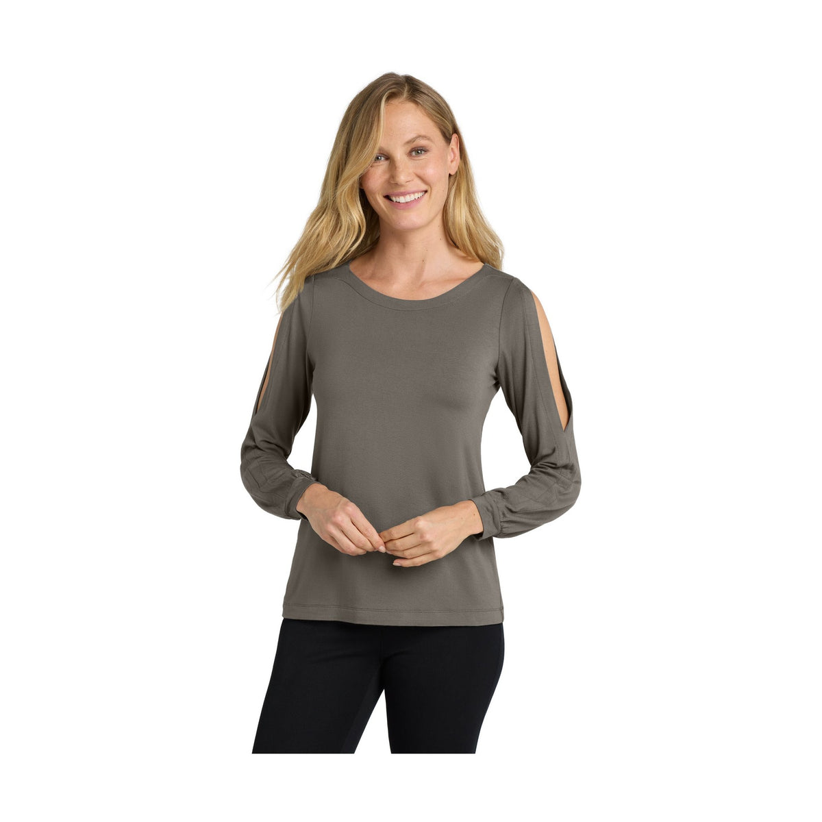 Port Authority Women's Luxe Knit Jewel Neck Top