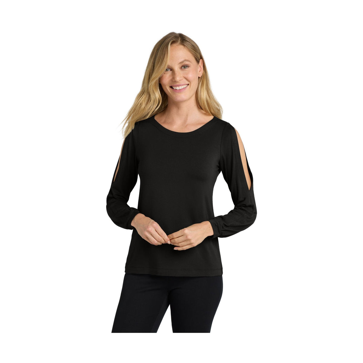 Port Authority Women's Luxe Knit Jewel Neck Top
