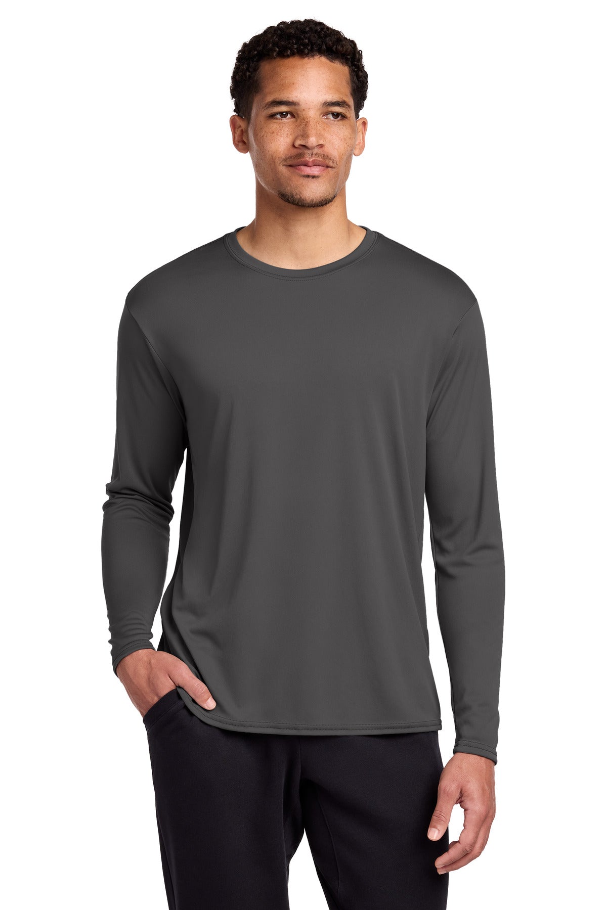Port & Co Men's Long Sleeve Performance Tee