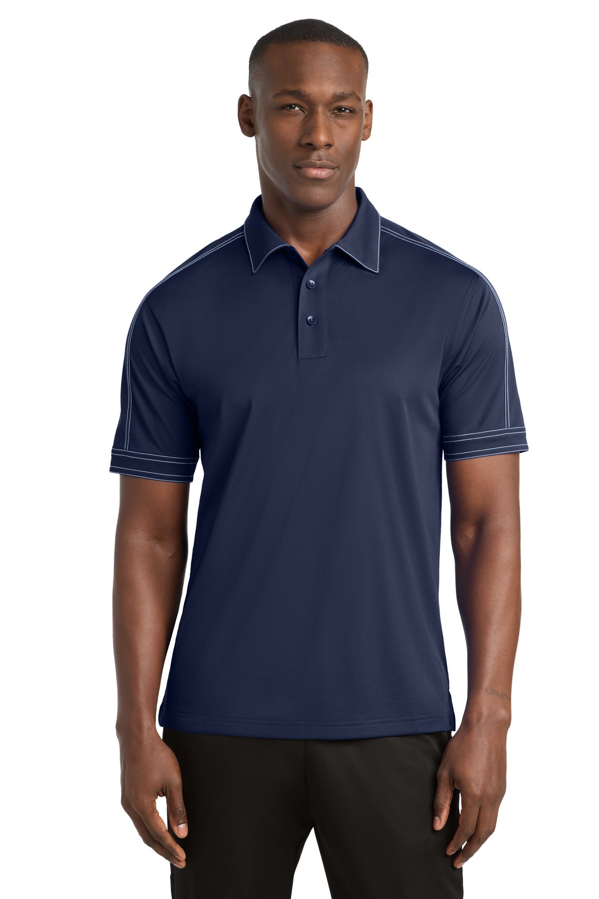 Sport-Tek Men's Contrast Stitch Micropique Sport-Wick Polo