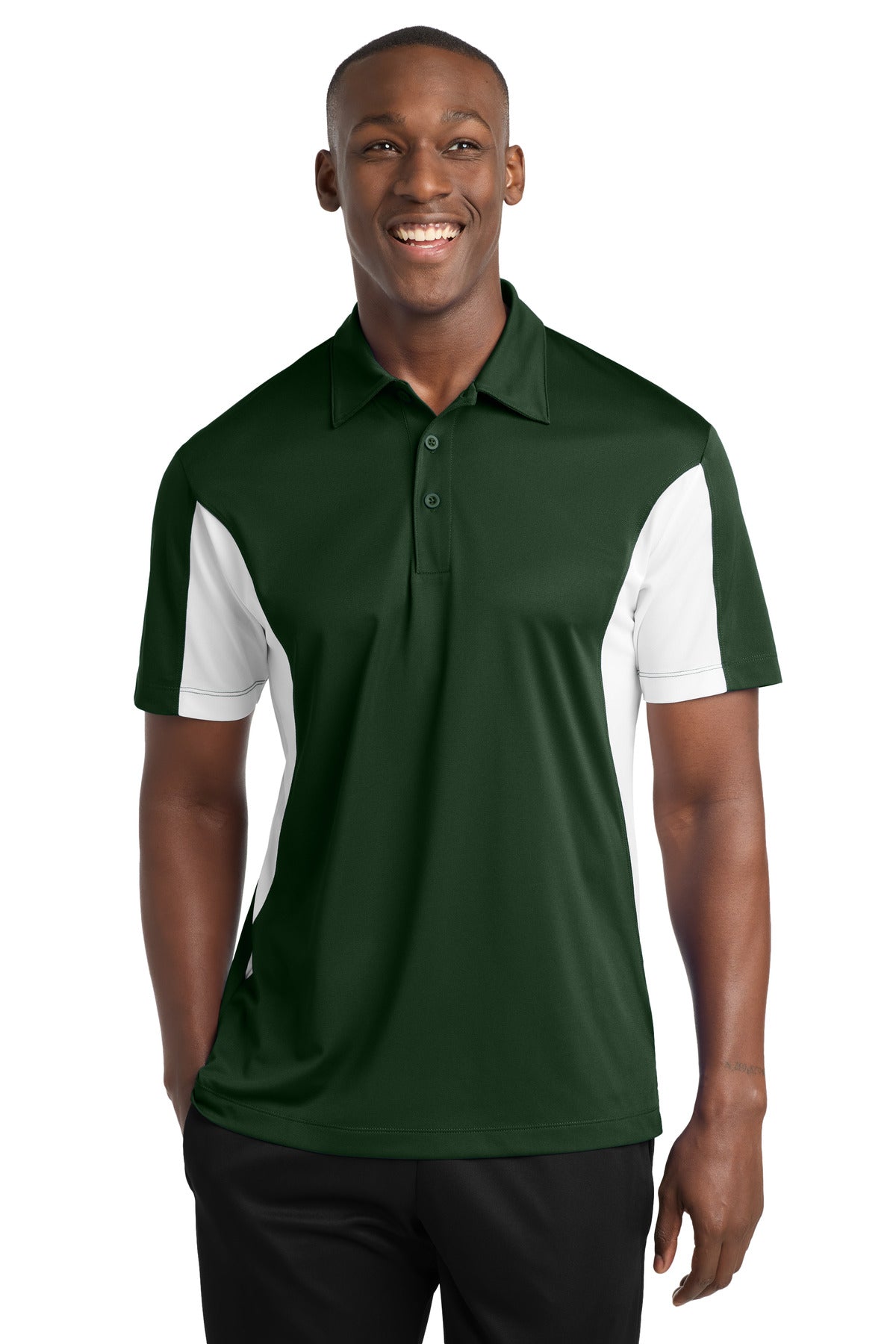 Sport-Tek Men's Tall Side Blocked Micropique Sport-Wick Polo