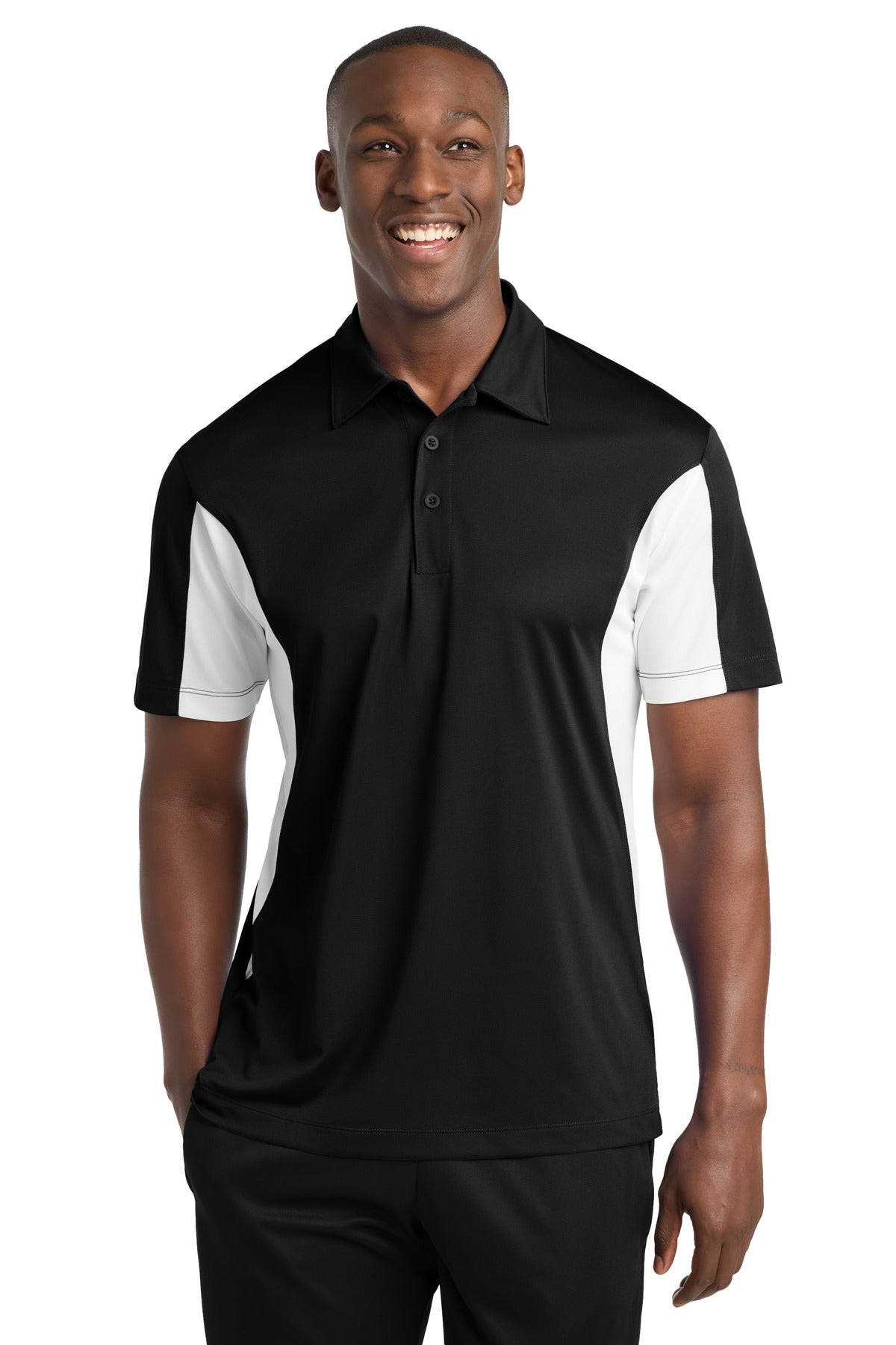 Sport-Tek Men's Tall Side Blocked Micropique Sport-Wick Polo