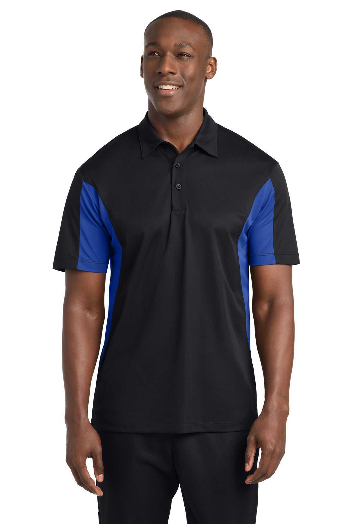 Sport-Tek Men's Tall Side Blocked Micropique Sport-Wick Polo