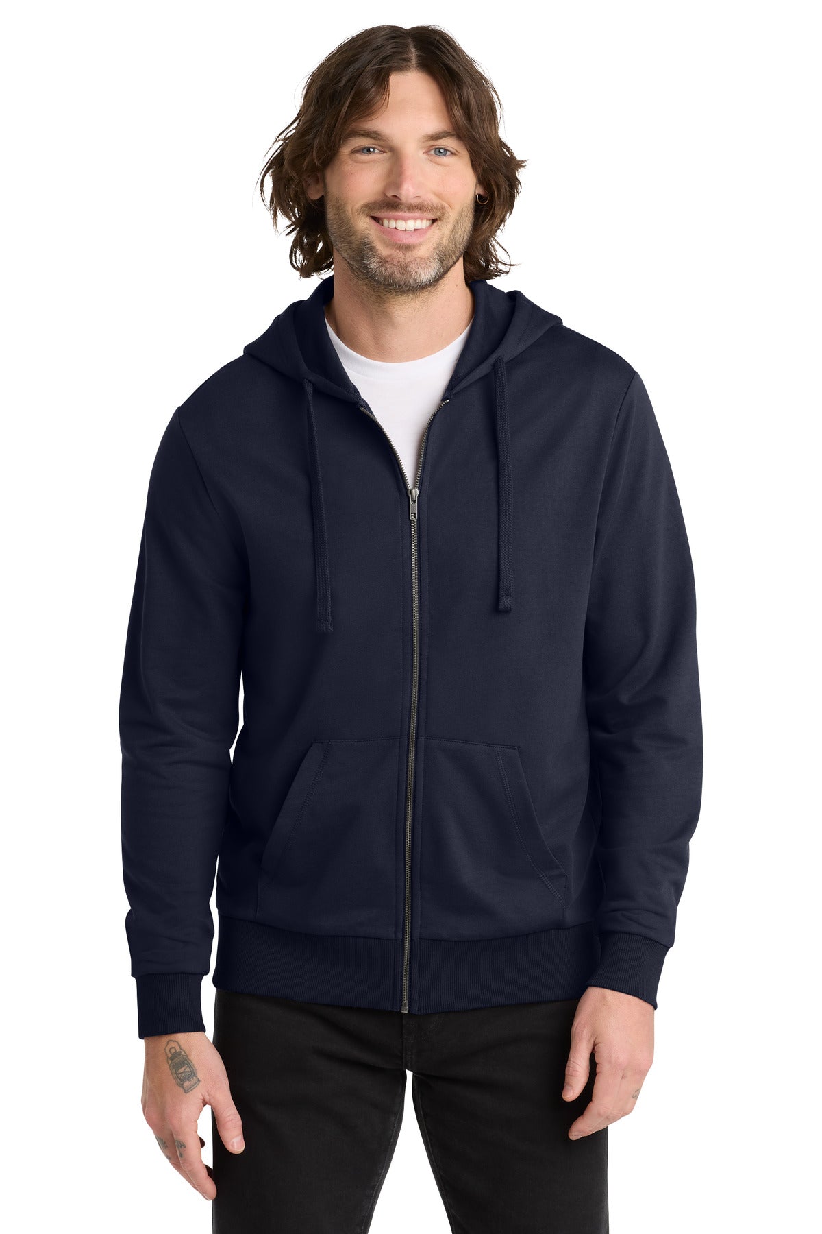 AllMade Men's Organic French Terry Full-Zip Hoodie AL4002