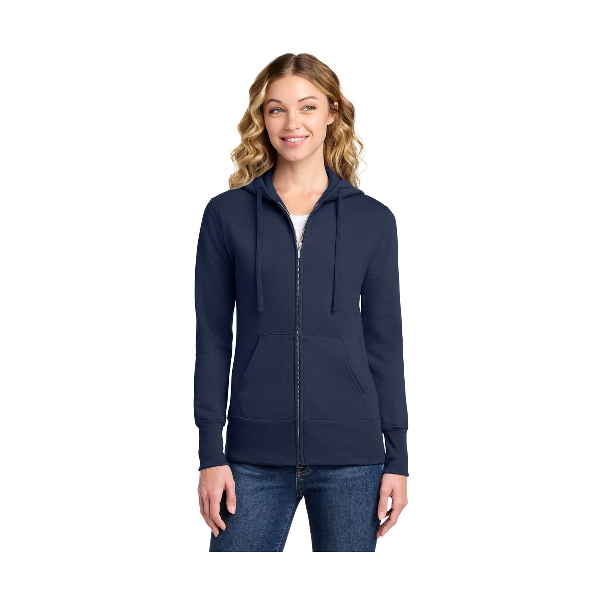 Port & Co Women's Core Fleece Full-Zip Hooded Sweatshirt